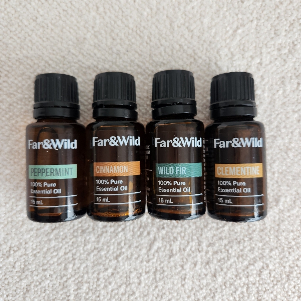 Far & Wild Essential Oil -Bundle Of 4 Bottles